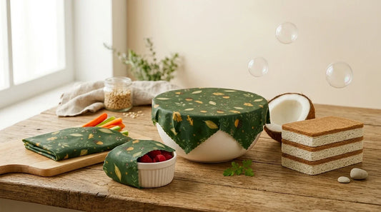 Photographie Ecosense pour l'article « Bocaux en Verre : 15 Utilisations Insoupçonnées au Quotidien » — scène photoréaliste illustrant conserver aliments sans plastique, bocaux verre reutilisation, sterilisation bocaux, vrac loi AGEC, choc thermique 