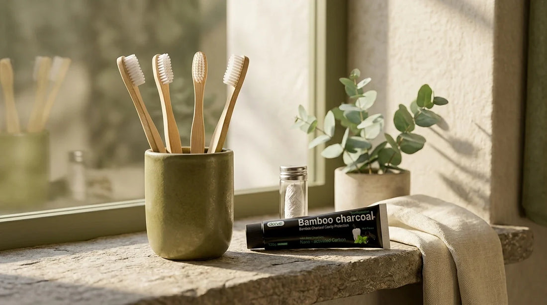 Photographie Ecosense pour l'article « Crème Solaire Bio vs Chimique : Quel Impact sur les Océans ? » — scène photoréaliste illustrant crème solaire bio, crème solaire écologique océans, impact crème solaire coraux, produits durables hygiène quotidie