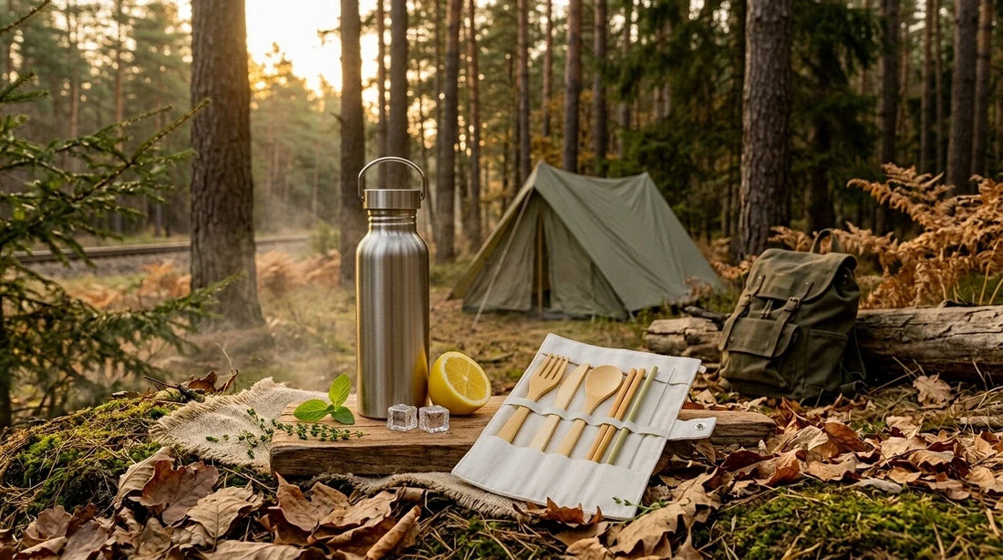 Photographie Ecosense pour l'article « Week-End Nature : Micro-Aventures Éco près de Chez Soi » — scène photoréaliste illustrant micro-aventure france, week-end nature sans voiture, réglementation bivouac, règles de bivouac, méthode micro-aventure, p
