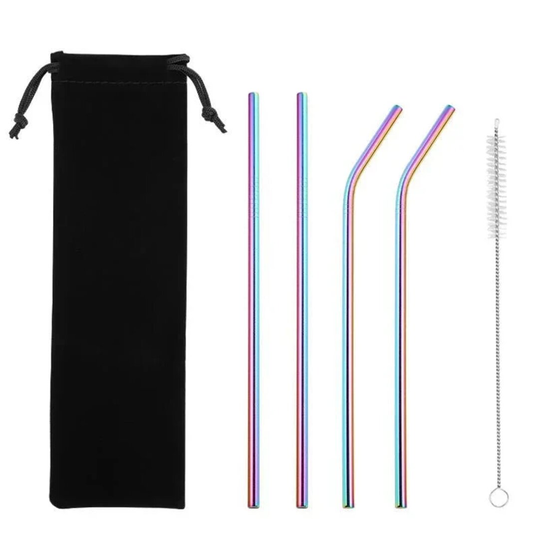 Lot-de-4-pailles-en-acier-inoxydable-avec-groupillon-reutilisables-couleur-arc-en-ciel