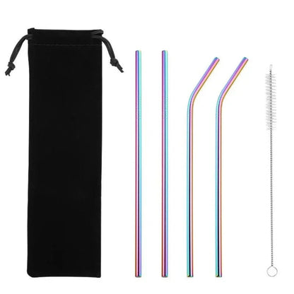 Lot-de-4-pailles-en-acier-inoxydable-avec-groupillon-reutilisables-couleur-arc-en-ciel